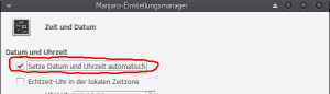 ntp setting